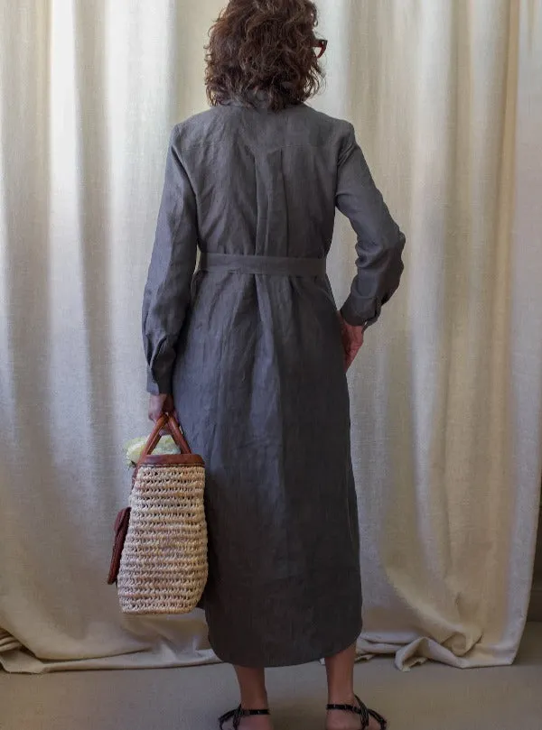 Market Shirtdress, Saddle
