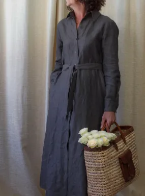 Market Shirtdress, Saddle