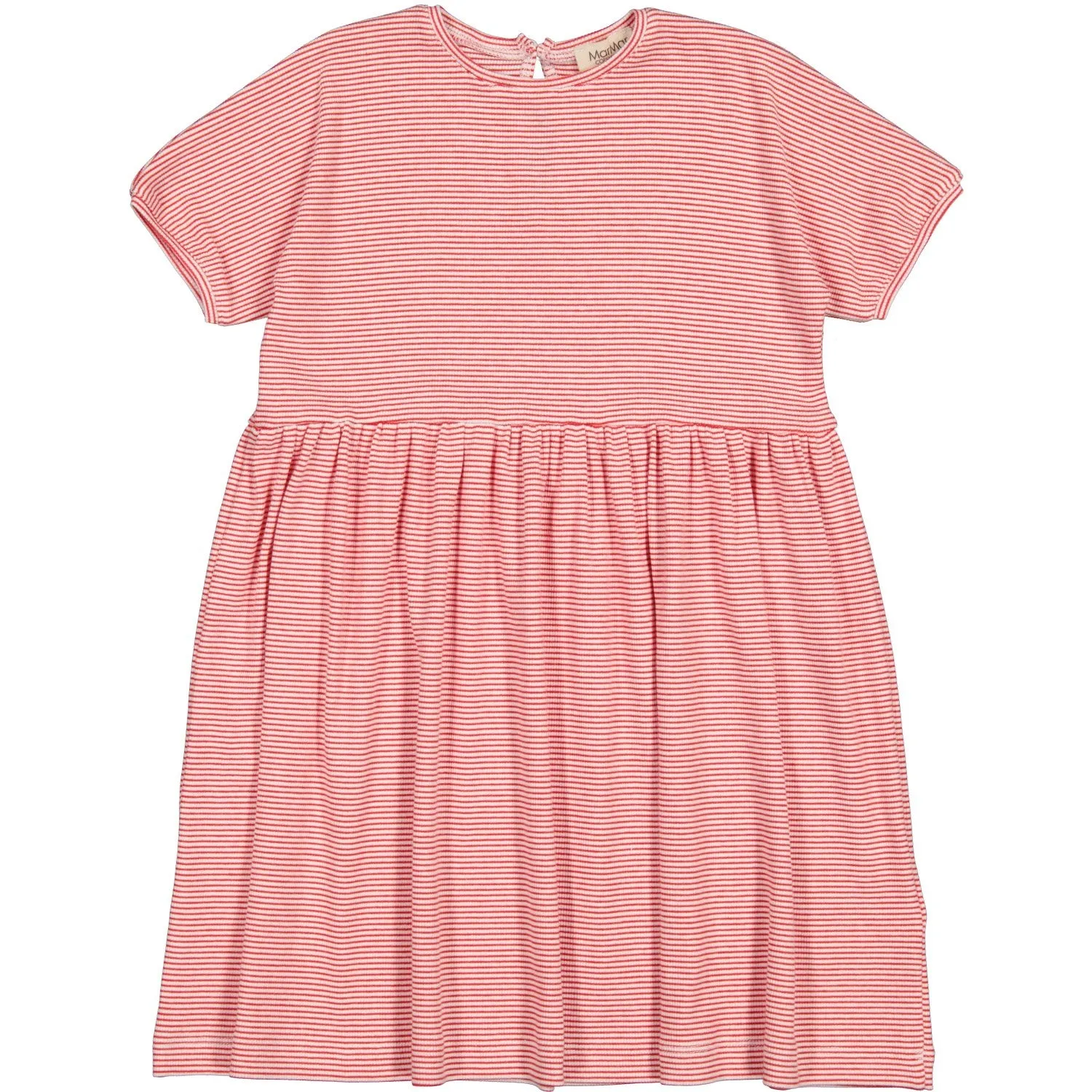 MarMar Modal Fine Rib Red Stripe Dioa Dress