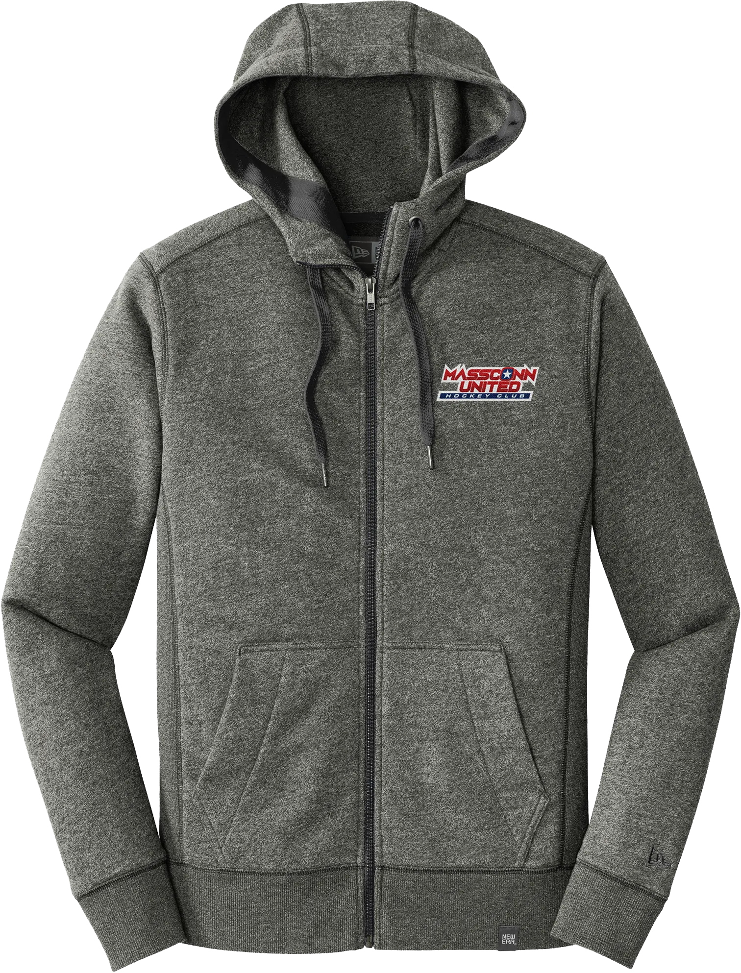 Mass Conn United New Era French Terry Full-Zip Hoodie