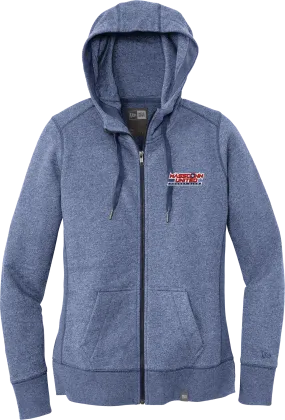 Mass Conn United New Era Ladies French Terry Full-Zip Hoodie