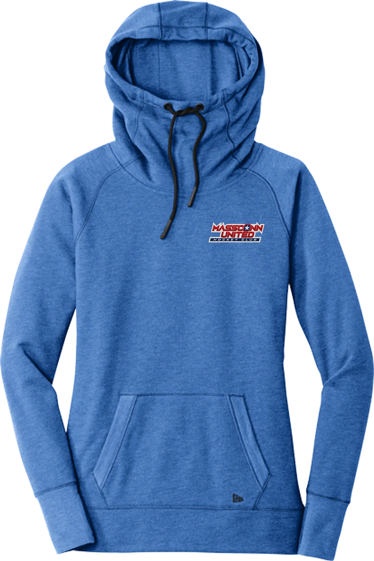 Mass Conn United New Era Ladies Tri-Blend Fleece Pullover Hoodie