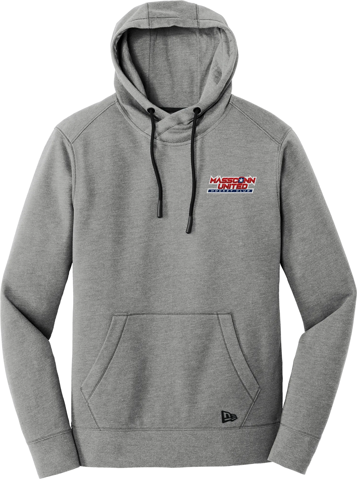 Mass Conn United New Era Tri-Blend Fleece Pullover Hoodie