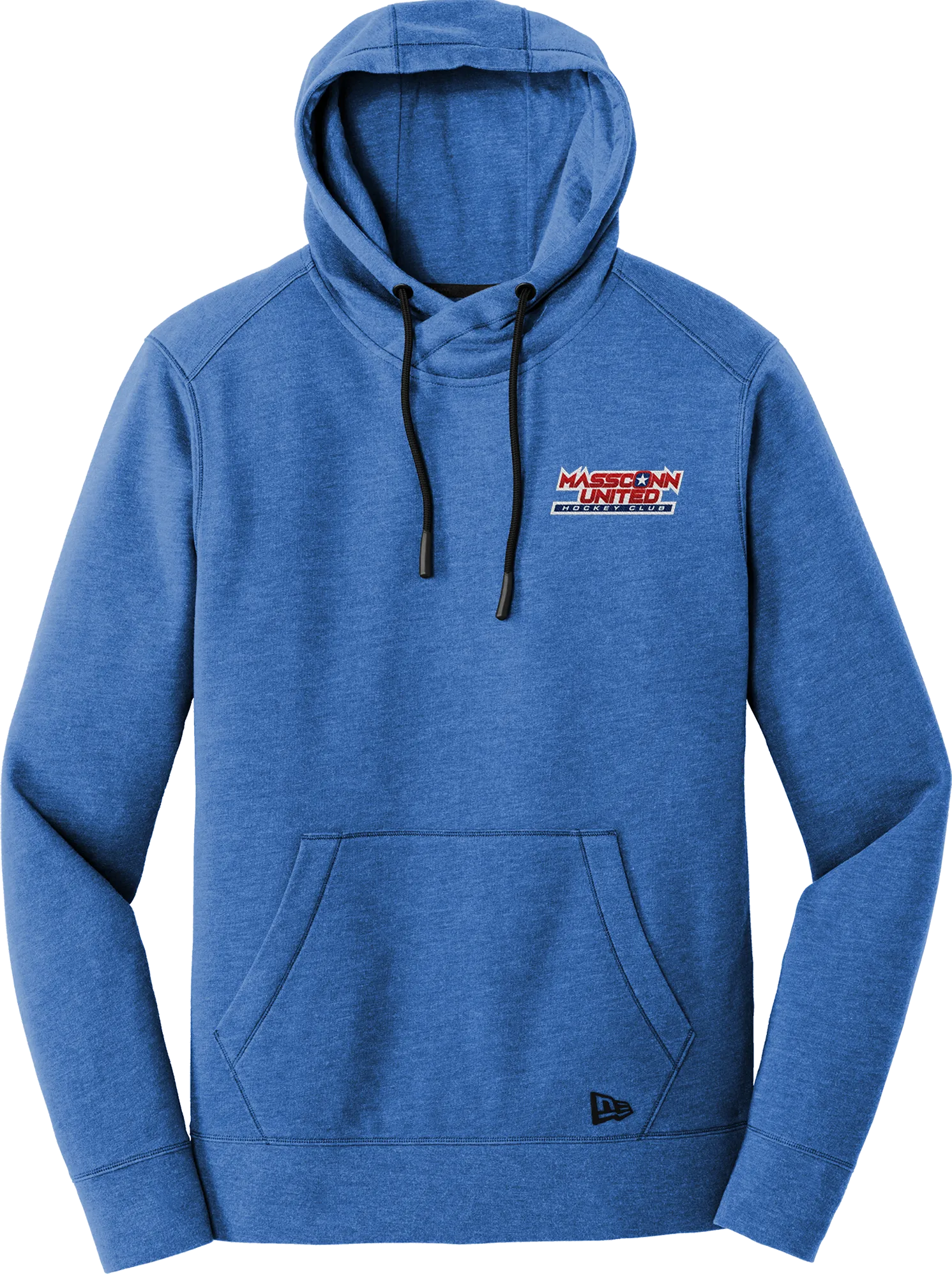 Mass Conn United New Era Tri-Blend Fleece Pullover Hoodie