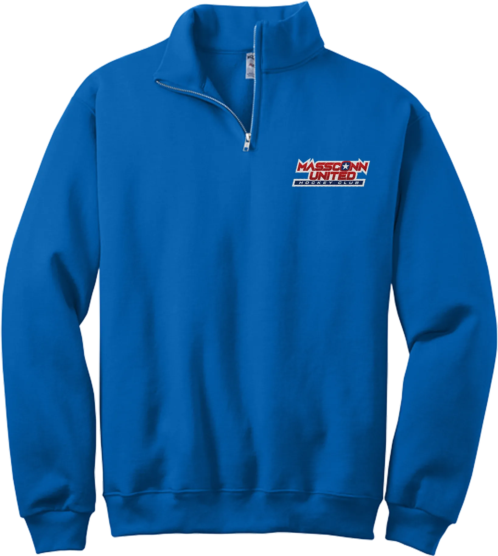 Mass Conn United NuBlend 1/4-Zip Cadet Collar Sweatshirt