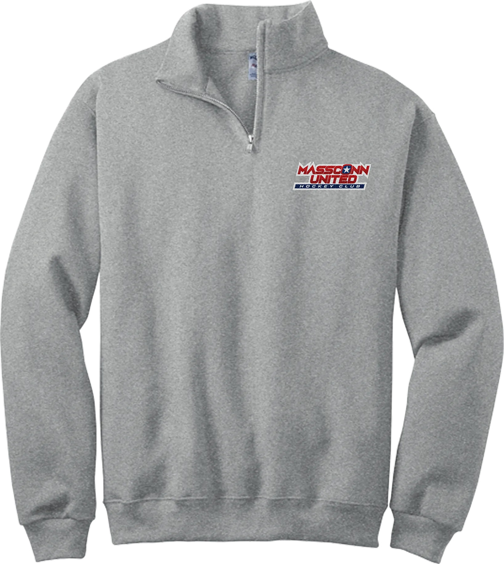 Mass Conn United NuBlend 1/4-Zip Cadet Collar Sweatshirt