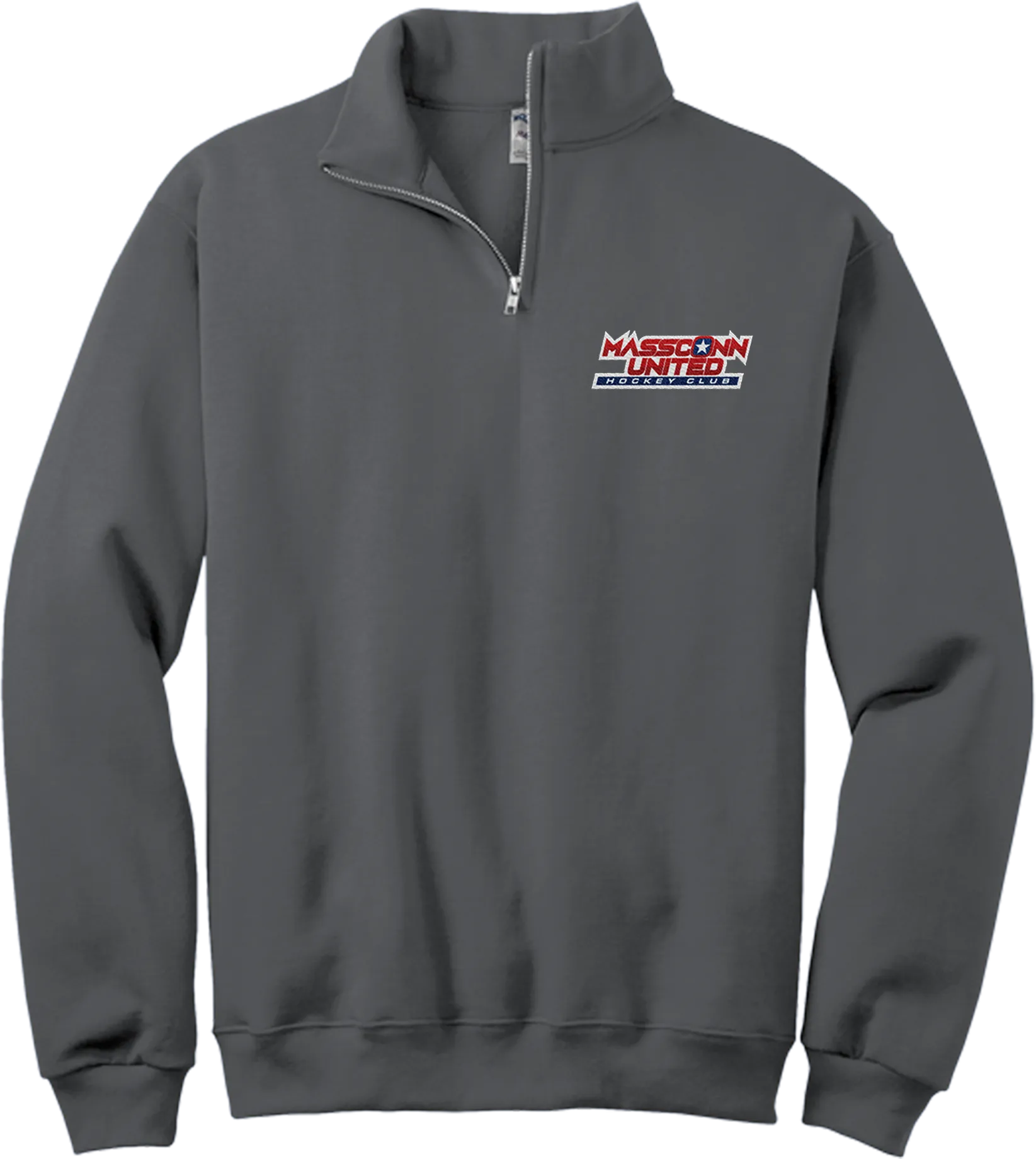 Mass Conn United NuBlend 1/4-Zip Cadet Collar Sweatshirt
