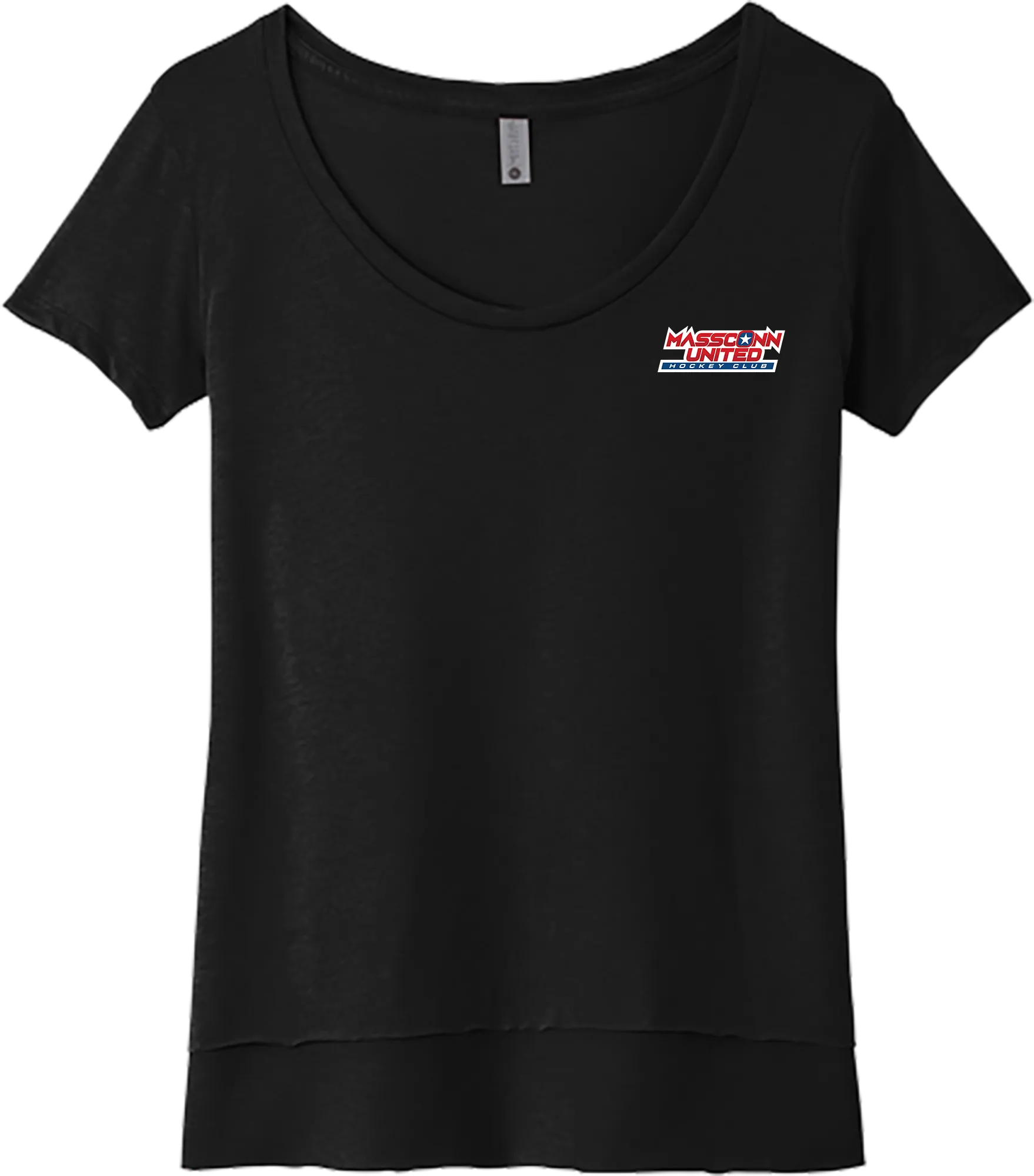 Mass Conn United Womens Festival Scoop Neck Tee