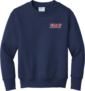 Mass Conn United Youth Core Fleece Crewneck Sweatshirt