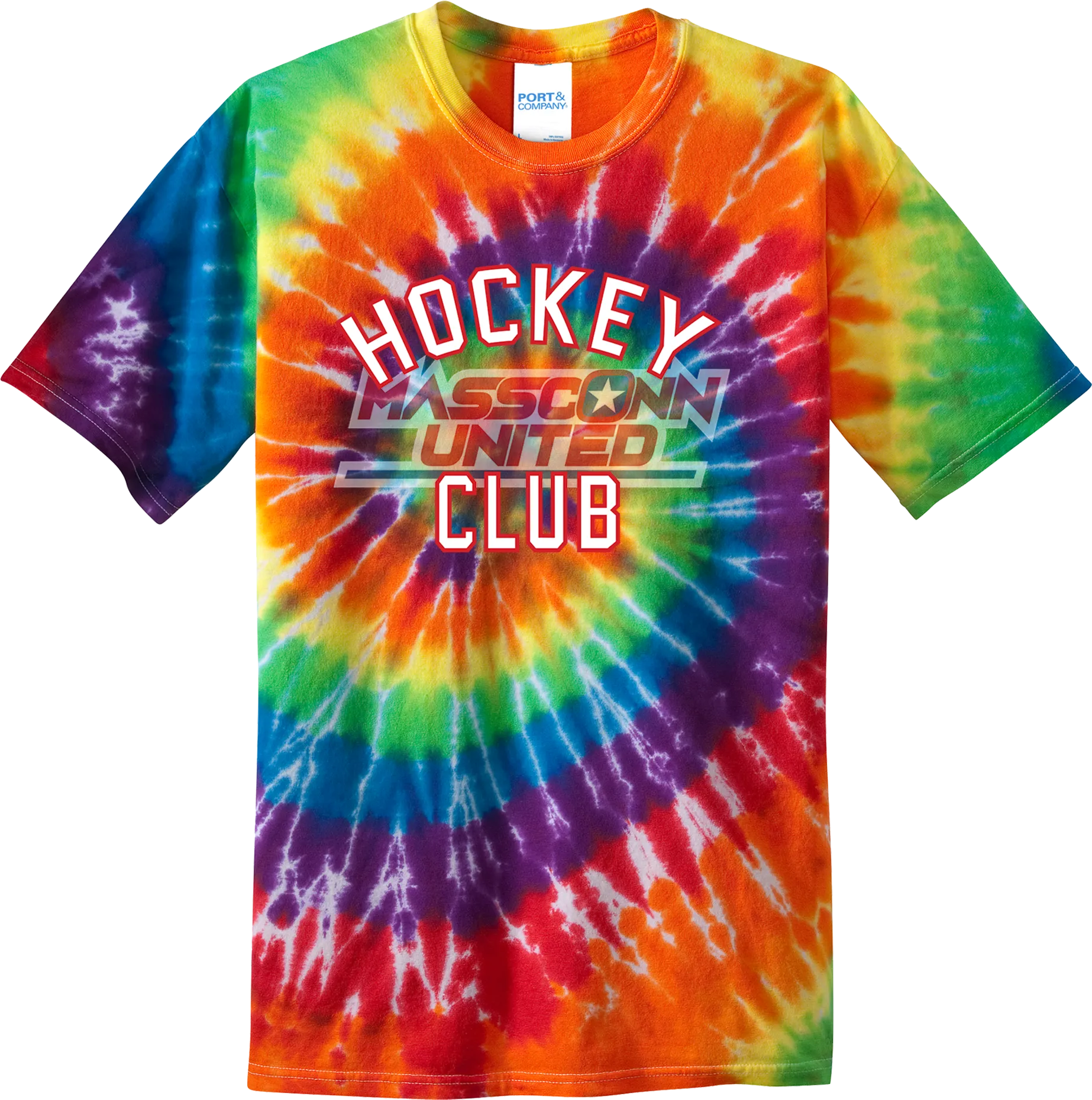 Mass Conn United Youth Tie-Dye Tee