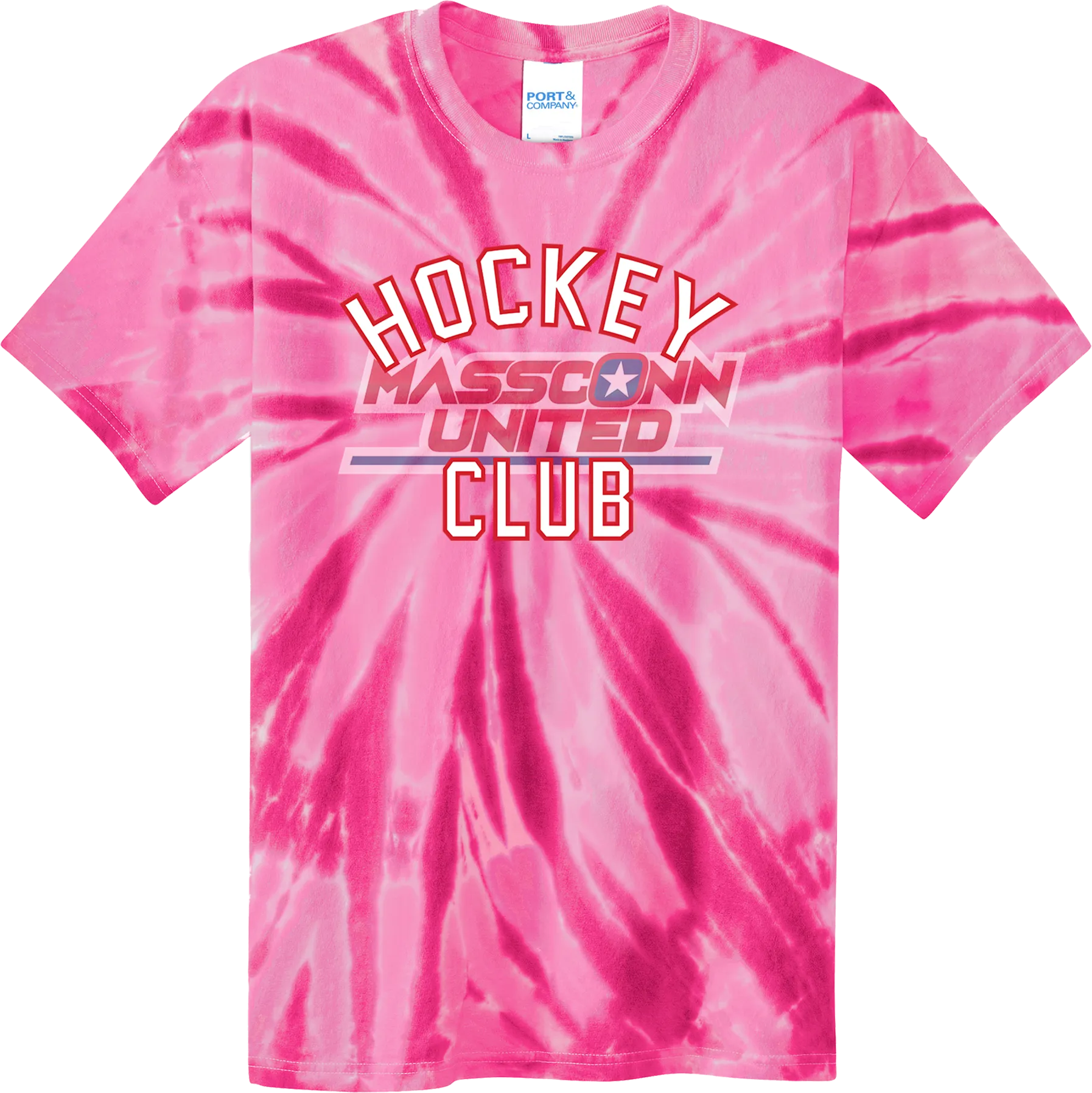 Mass Conn United Youth Tie-Dye Tee