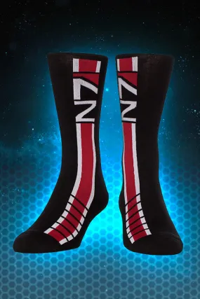 Mass Effect N7 Stripe Crew Socks