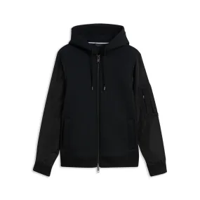 Men Mmb-Easter-Ls Zip Through Hooded Bomber - Black