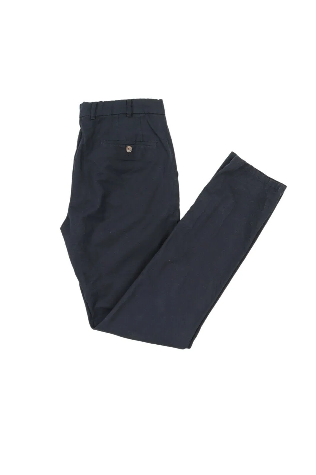 Men's SUITSUPPLY Navy Blue Cotton Linen Chino Pants Casual Trousers Size 50 / 34