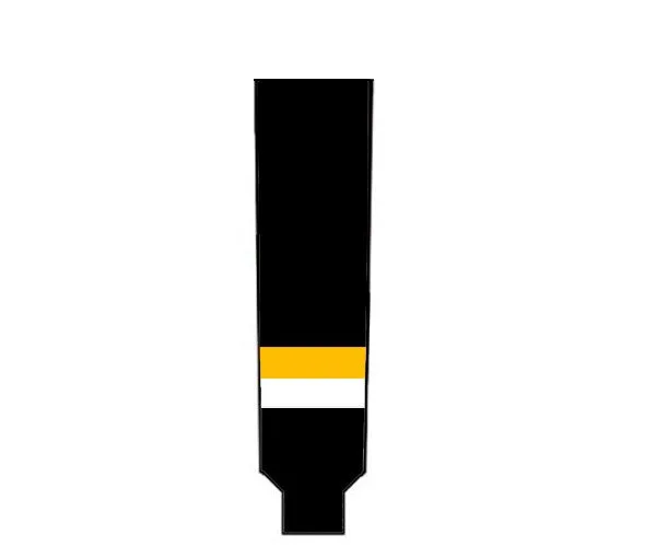 Modelline 2019 Boston Bruins Third Black Knit Ice Hockey Socks