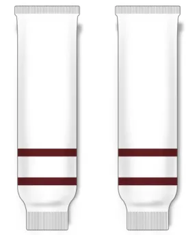 Modelline 2021 Colorado Avalanche Reverse Retro White Knit Ice Hockey Socks