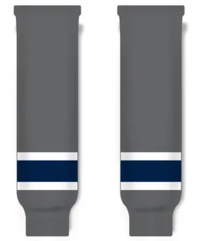 Modelline 2021 Winnipeg Jets Reverse Retro Charcoal Grey Knit Ice Hockey Socks