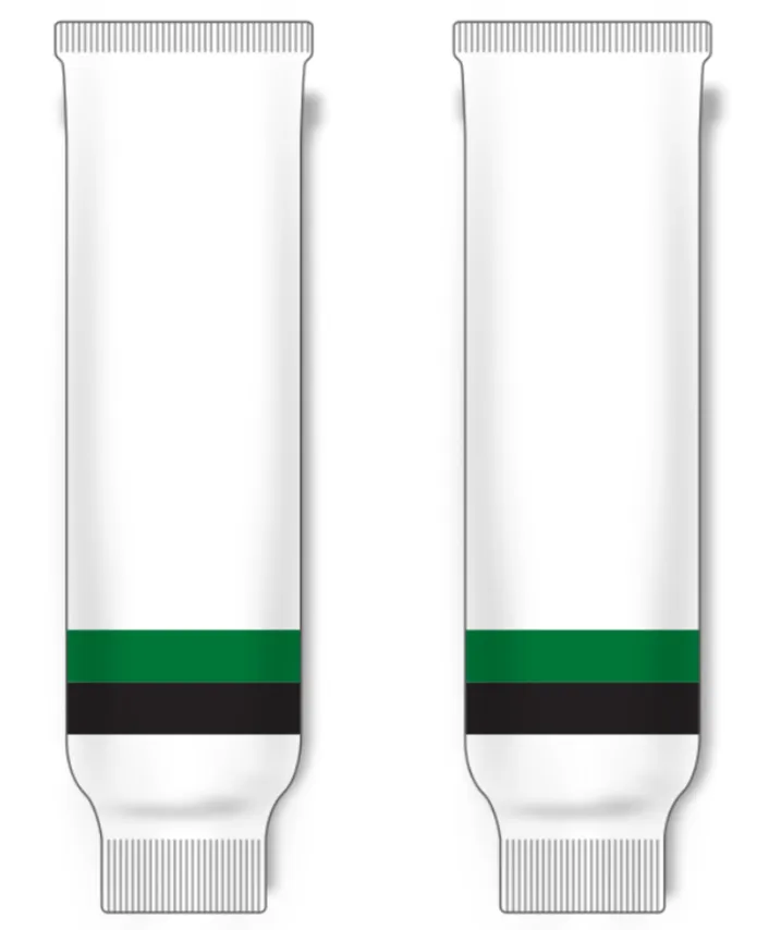 Modelline 2022 Dallas Stars Reverse Retro White Knit Ice Hockey Socks