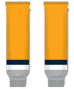 Modelline 2022 Nashville Predators Reverse Retro Gold Knit Ice Hockey Socks