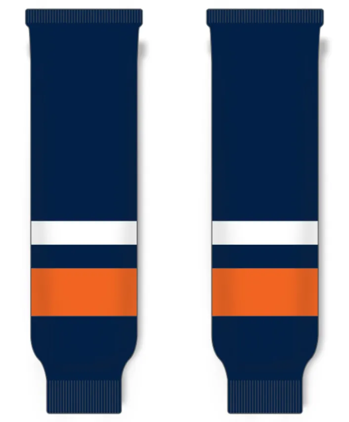 Modelline 2022 New York Islanders Reverse Retro Navy Knit Ice Hockey Socks