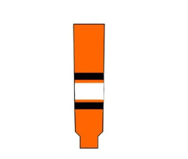 Modelline 2022 Philadelphia Flyers Reverse Retro Orange Knit Ice Hockey Socks
