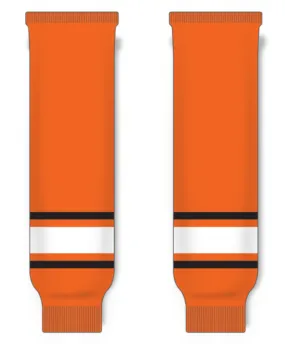 Modelline 2022 Philadelphia Flyers Reverse Retro Orange Knit Ice Hockey Socks