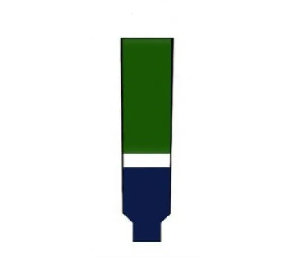 Modelline 2022 Vancouver Canucks Reverse Retro Kelly Green Knit Ice Hockey Socks