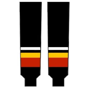 Modelline 2023 Calgary Flames Reverse Retro Black Knit Ice Hockey Socks