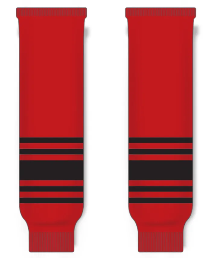 Modelline 2023 Detroit Red Wings Reverse Retro Red Knit Ice Hockey Socks