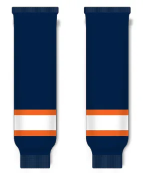 Modelline 2023 Edmonton Oilers Reverse Retro Navy Knit Ice Hockey Socks