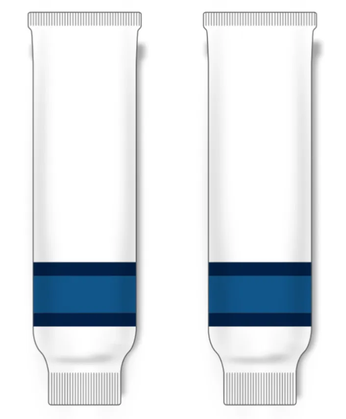 Modelline 2023 Winnipeg Jets Reverse Retro White Knit Ice Hockey Socks