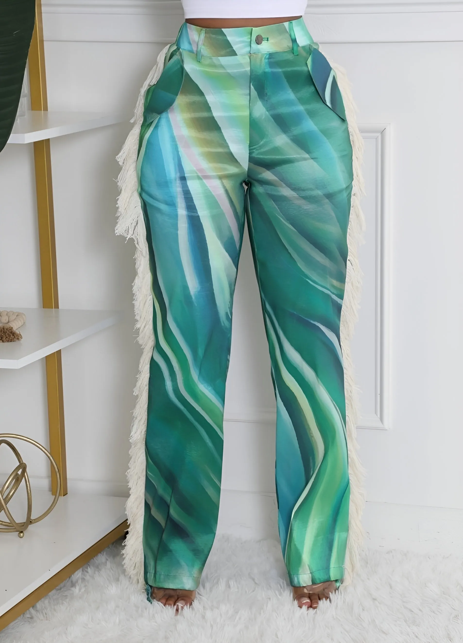 Ms. Miami Swirl Pants - Multi Color