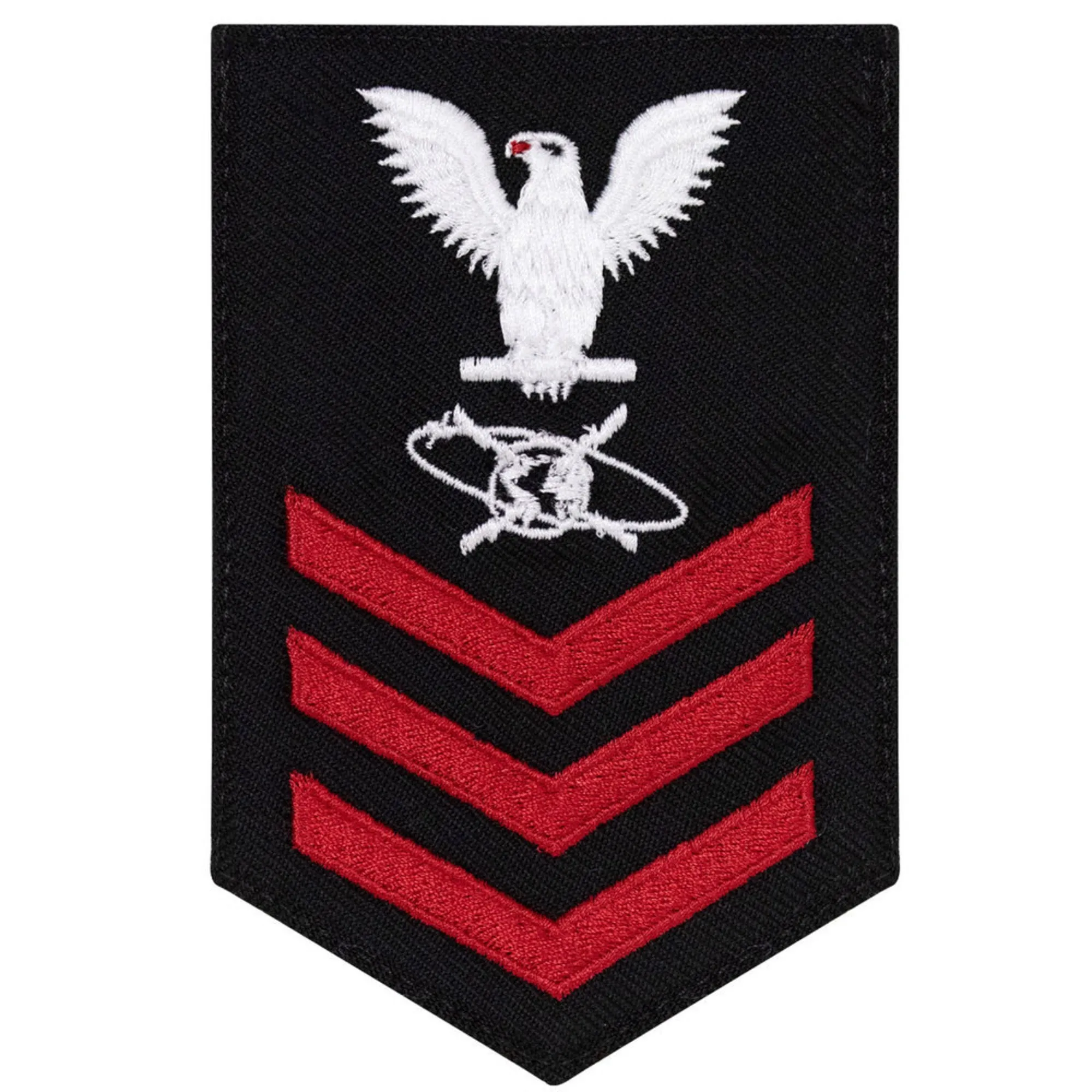 NAVY Women's E4-E6 Rating Badge: Mass Communications Specialist - Blue