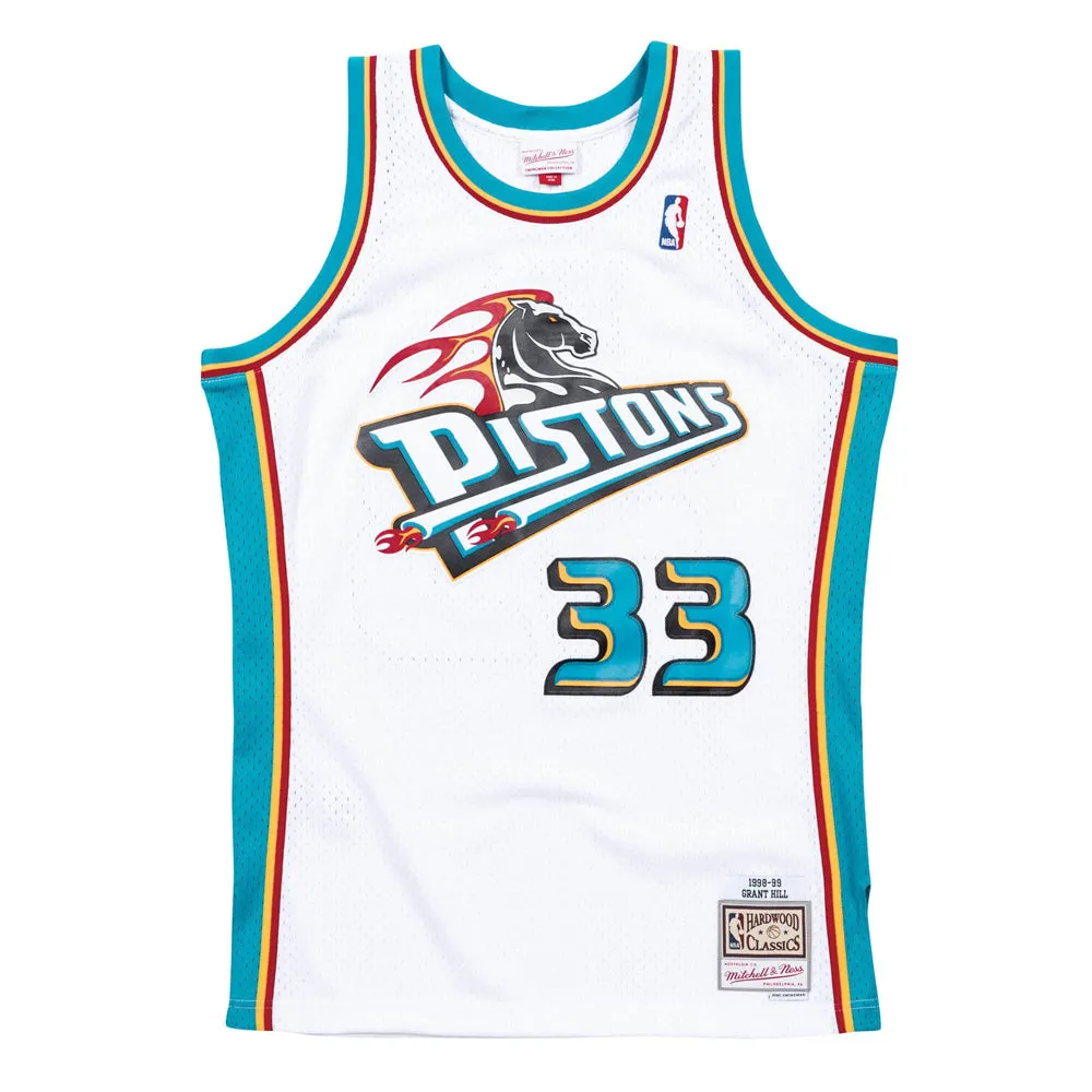 NBA Detroit Pistons Grant Hill Mitchell & Ness '86 Retro Swingman Jersey