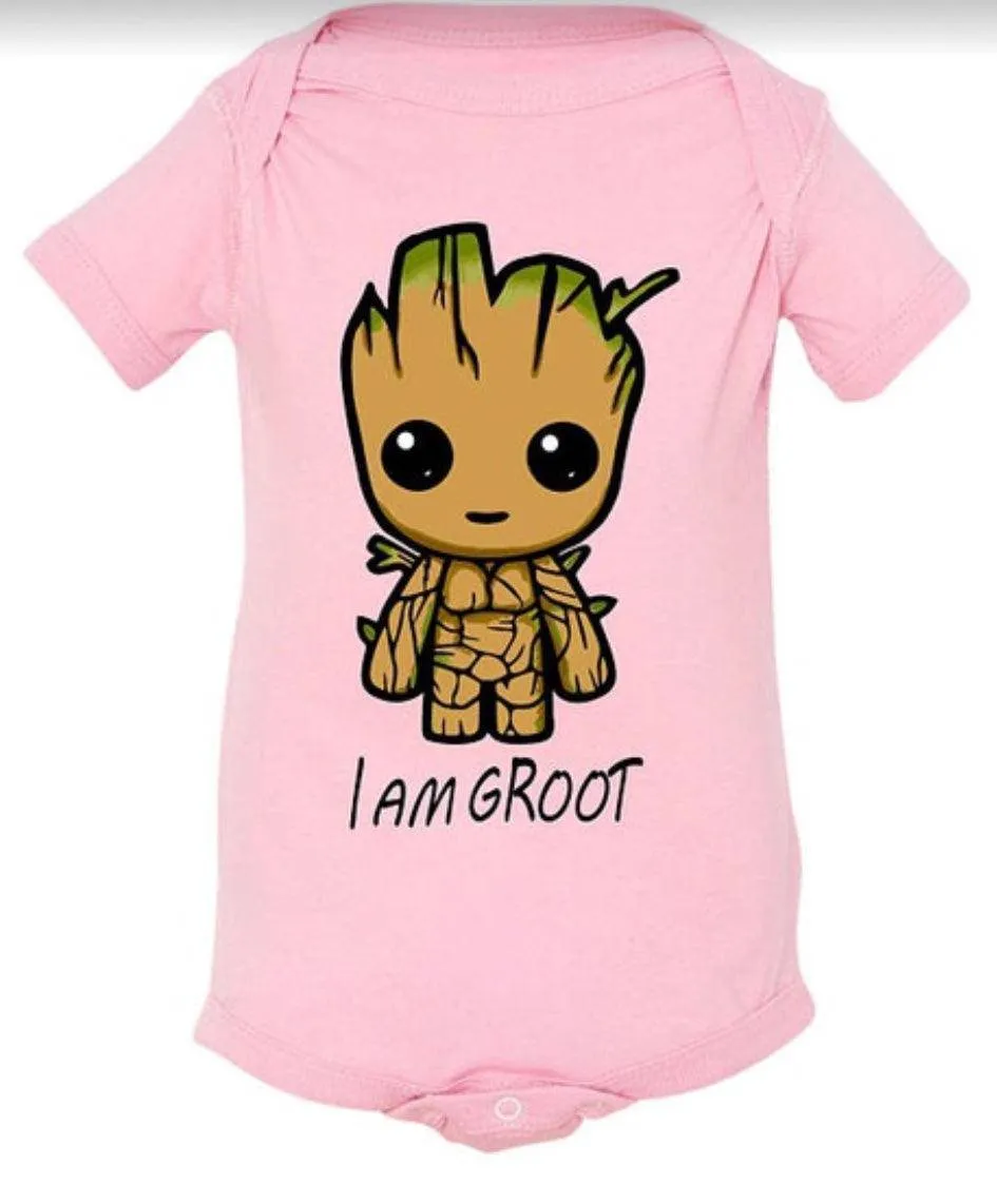Newborn Babies I Am Groot Romper Jumpsuit Clothes
