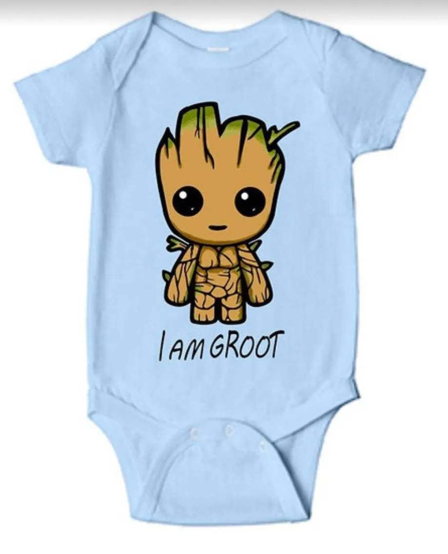 Newborn Babies I Am Groot Romper Jumpsuit Clothes