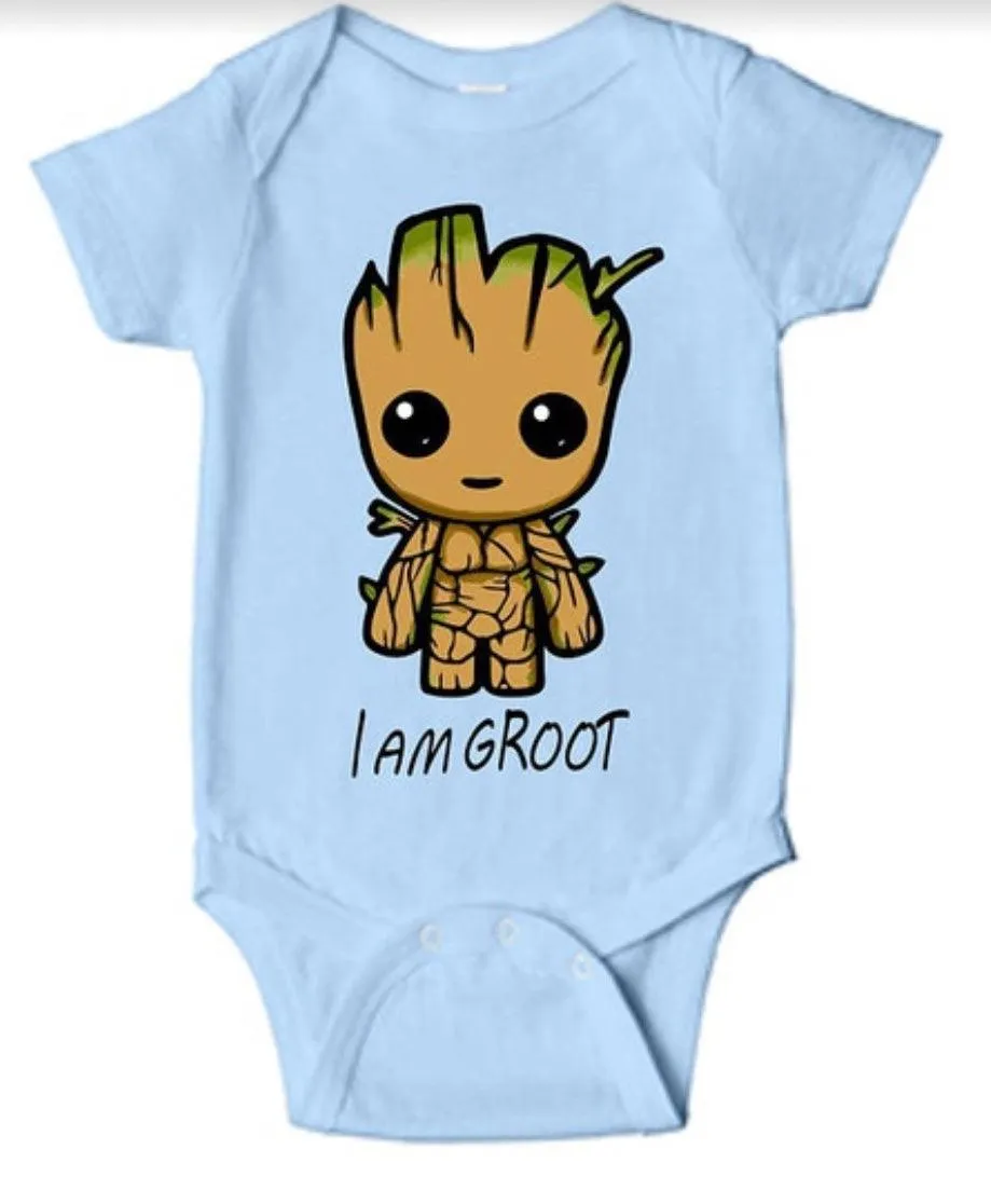 Newborn Babies I Am Groot Romper Jumpsuit Clothes