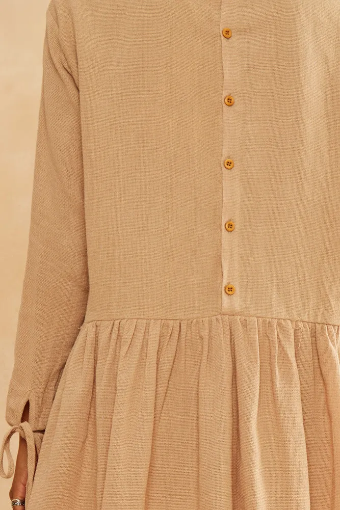 Paloma Dress Beige