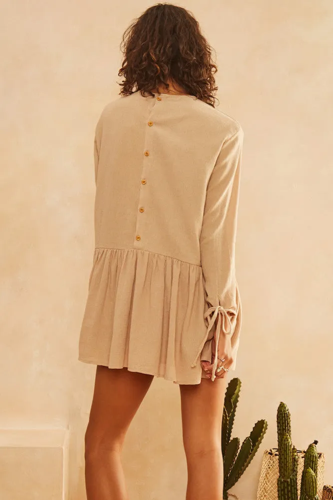 Paloma Dress Beige