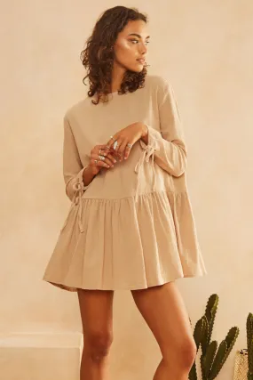 Paloma Dress Beige