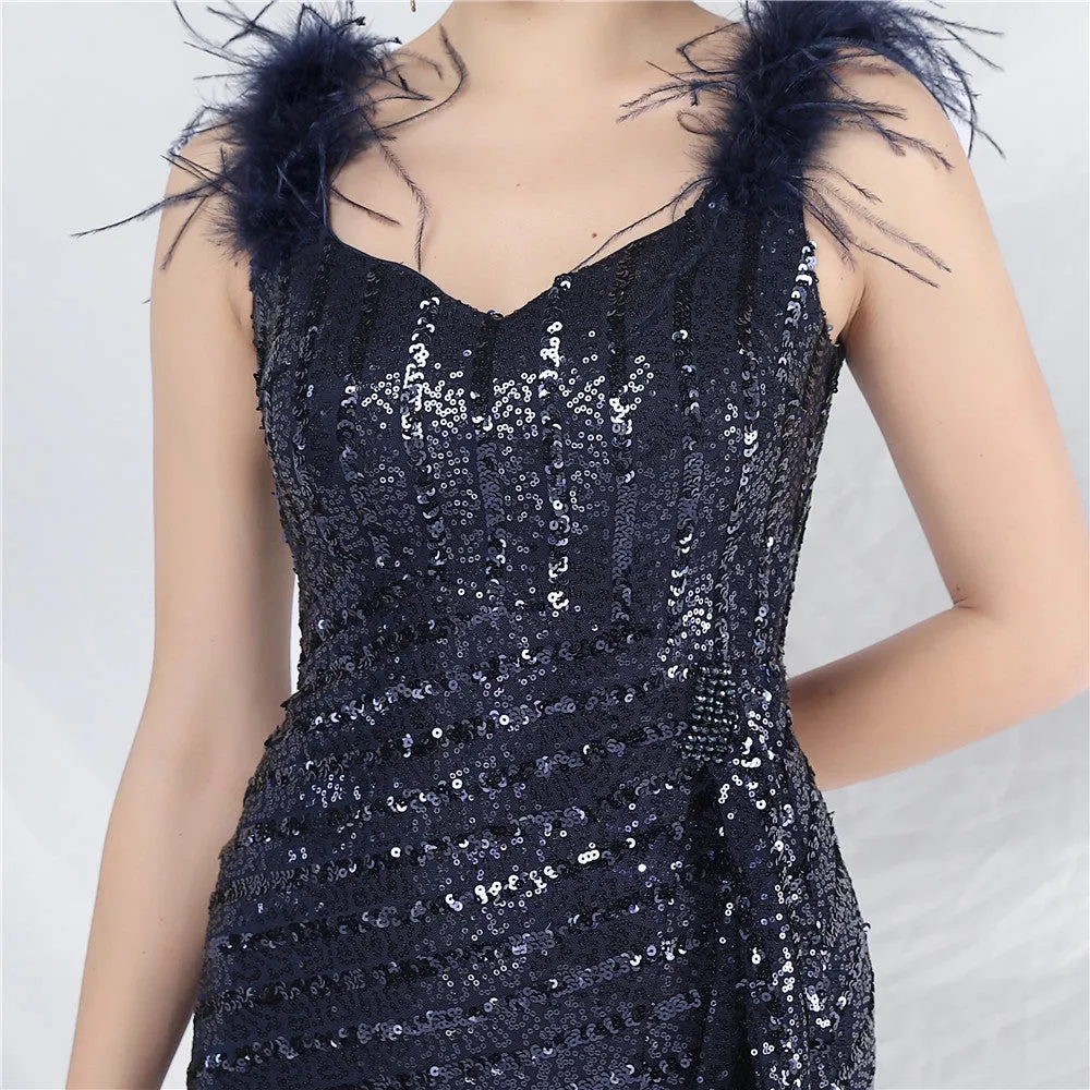Pandora-31869-Side split dress