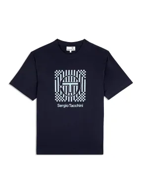 Piastrella T-Shirt- Maritime Blue