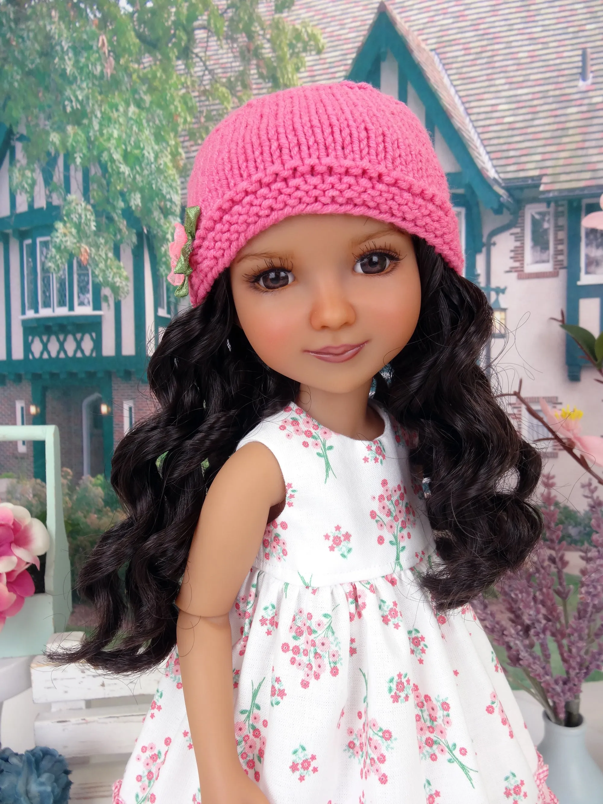 Pocket of Posies - dress and sweater with shoes for Ruby Red Fashion Friends doll