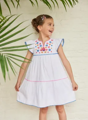 Positano Dress- Flower Market Embroidery