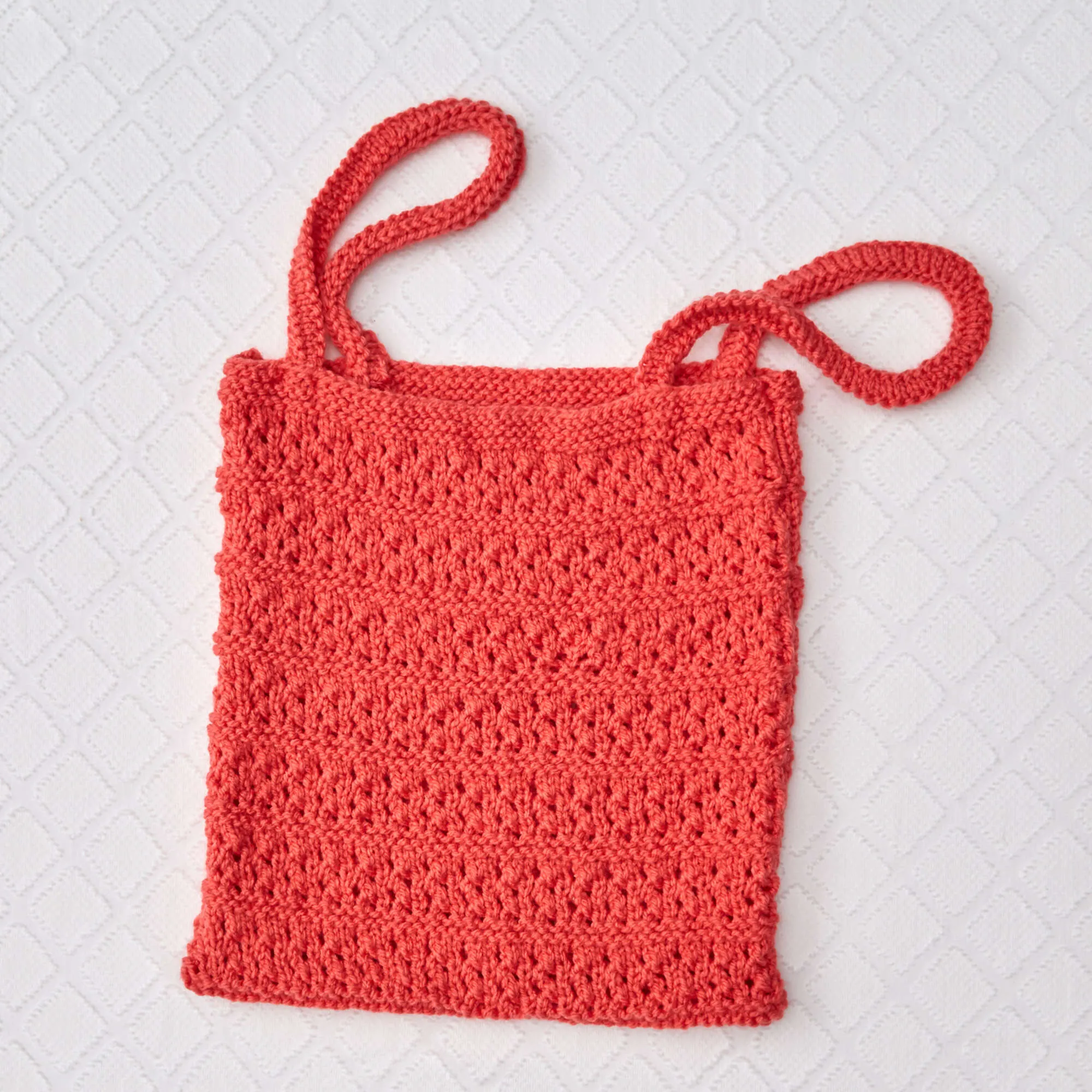Red Heart Breezy Knit Market Bag