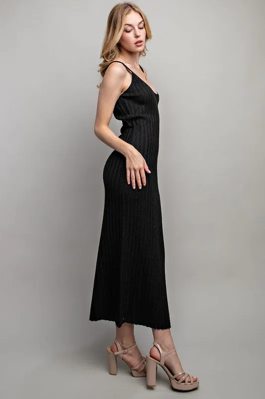 Ribbed Maxi Dress