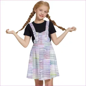 Scribbled Girls' Apron Dress