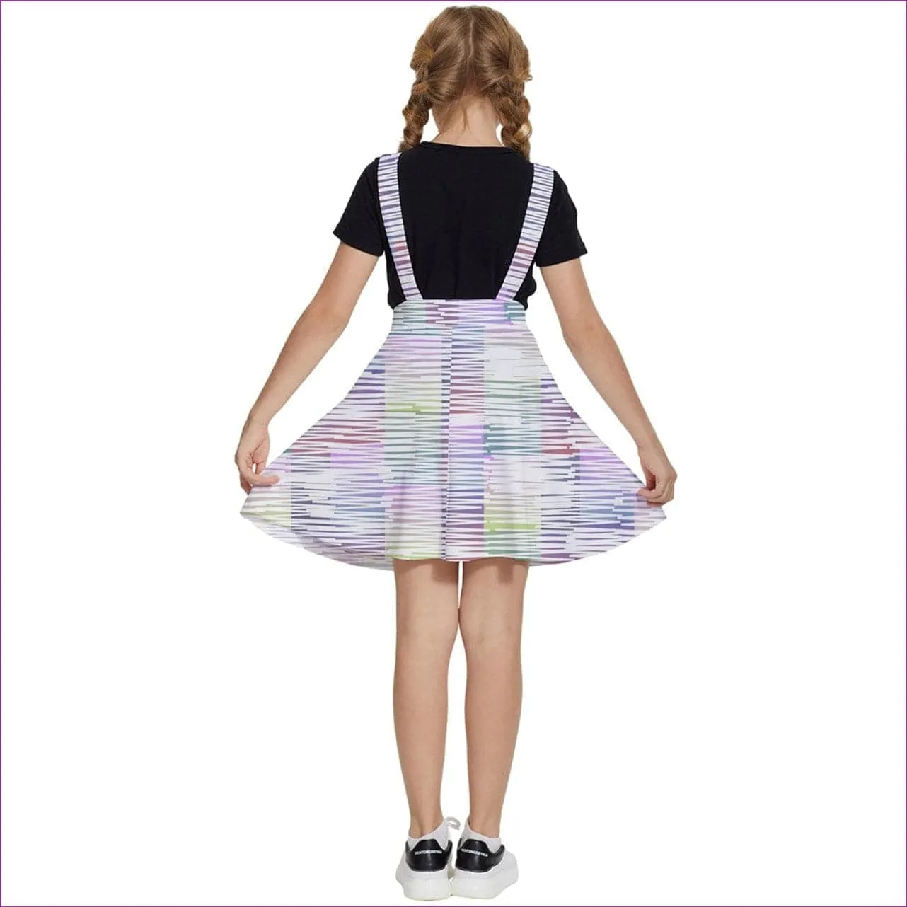 Scribbled Girls' Apron Dress