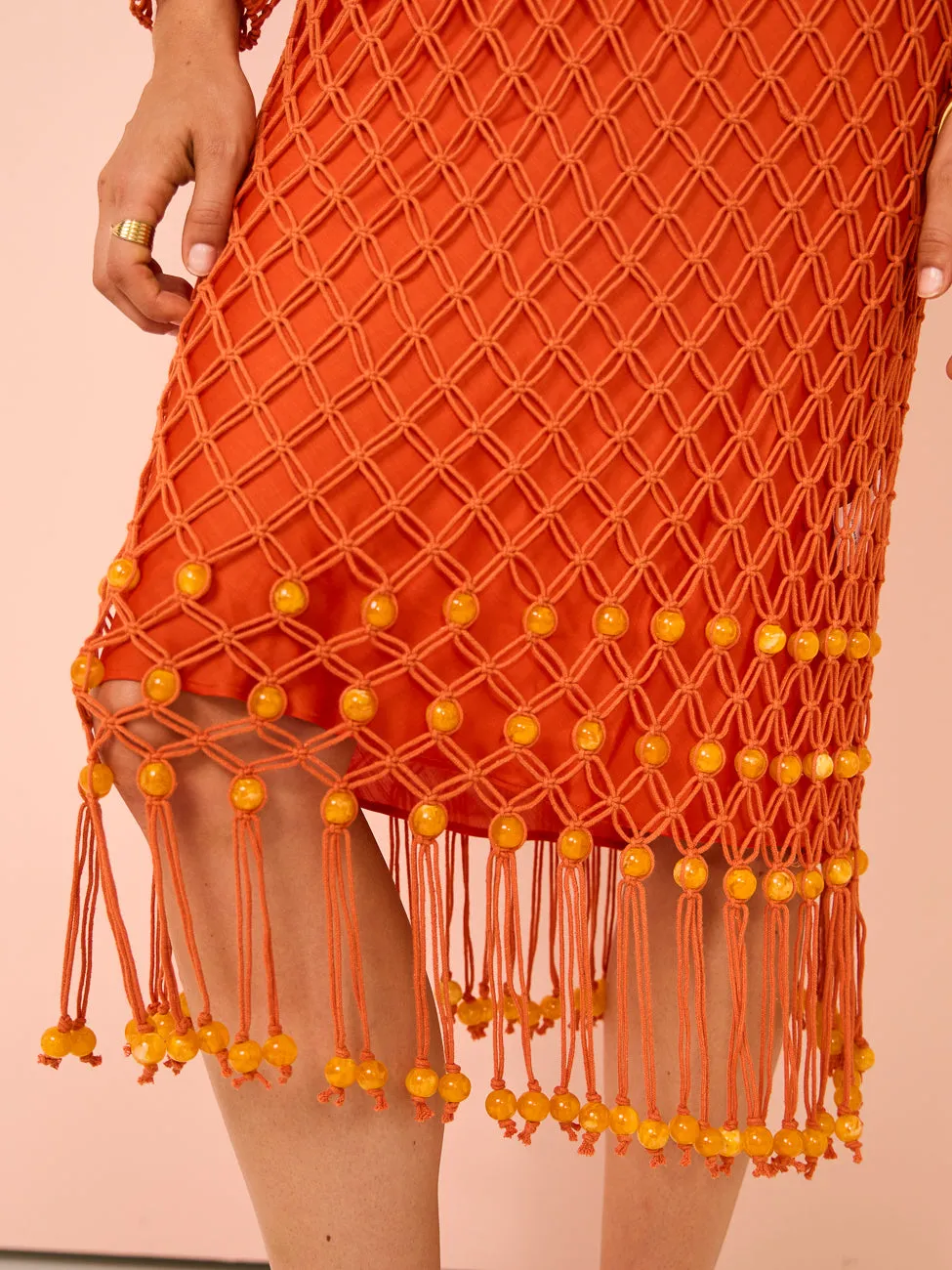 Significant Other Nira Dress in Tangelo