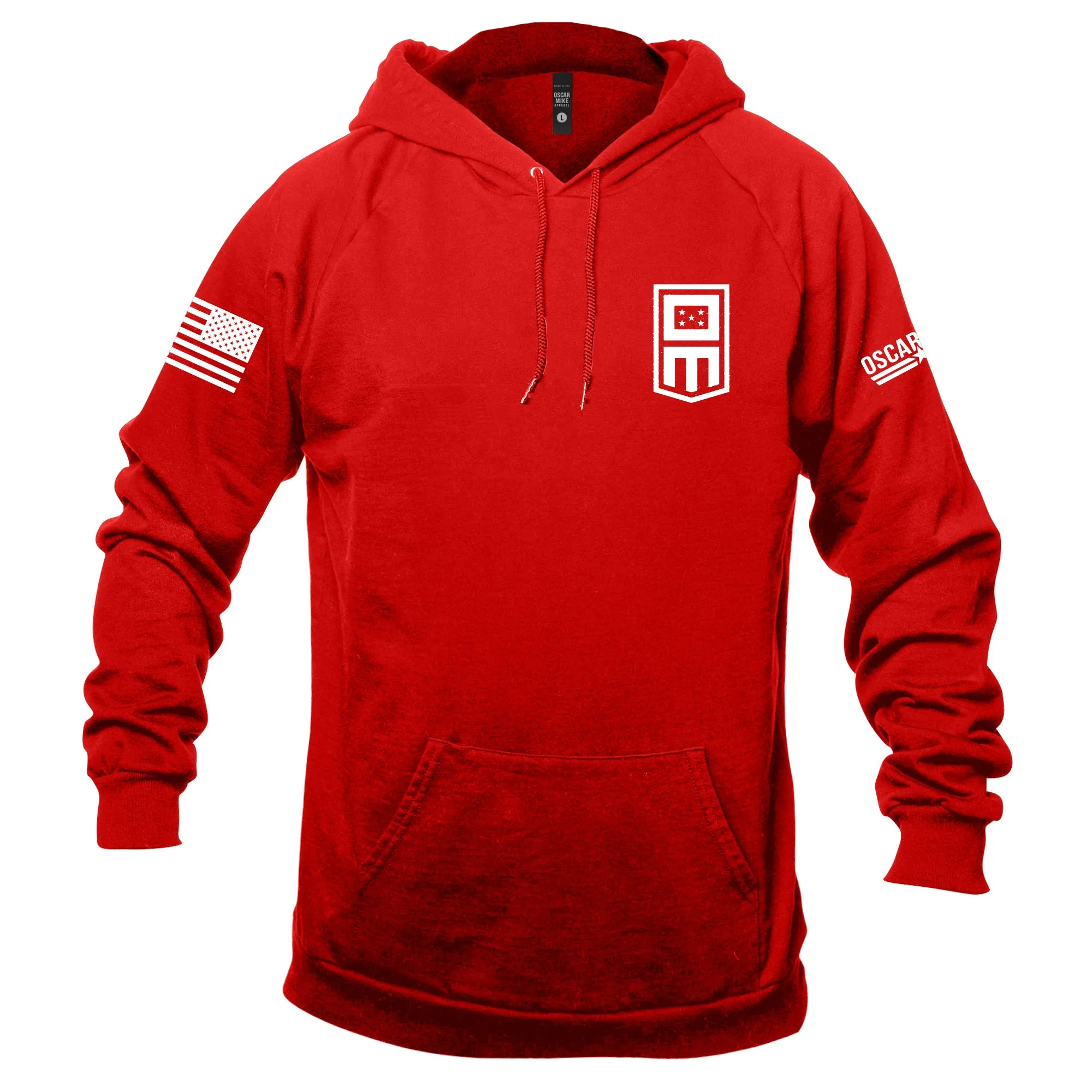 Stacked Logo Pullover Hoodie
